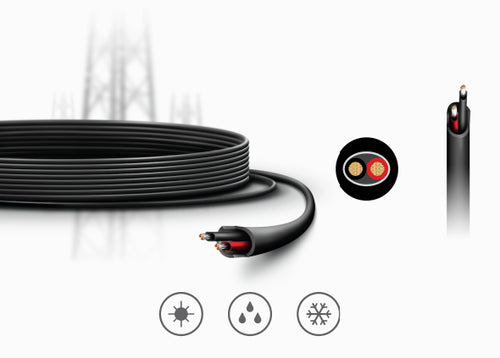 Ubiquiti PC-12 - Power Cable 12 AWG Outdoor DC Power Cable