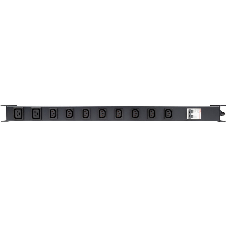 DYNAMIX RPR-IEC-16A10V - 10 Outlet Vertical Power Rail (8x 10A IEC C13 & 2x 16A IEC C19). 6KA C-Curve Circuit