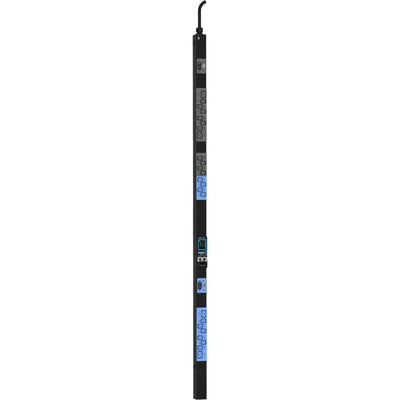 enLOGIC Outlet Metered, Outlet Switched iPDU, 200-240VAC Branchedsingle phase 32A input, (20)C13, (4)C19, (2)16A 1 pole Hydraulic-magnetic CB's, 3m Lead with IEC 60309 332P6 plug