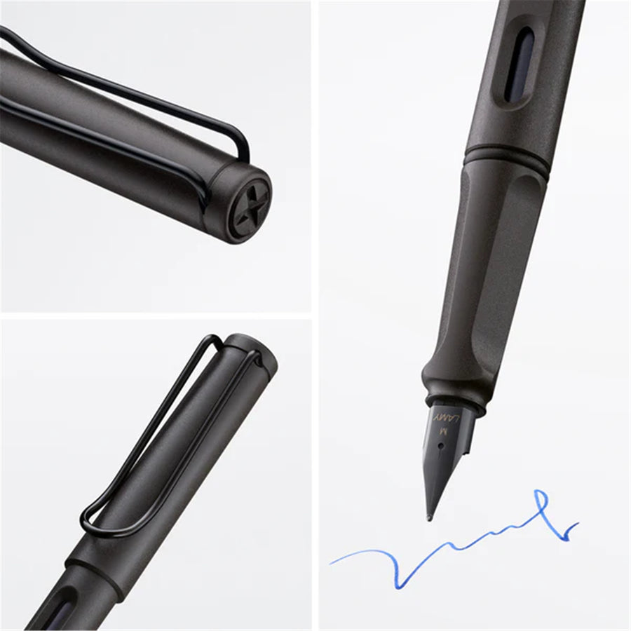 Lamy Safari Fountain Pen Charcoal Fine Nib (017)