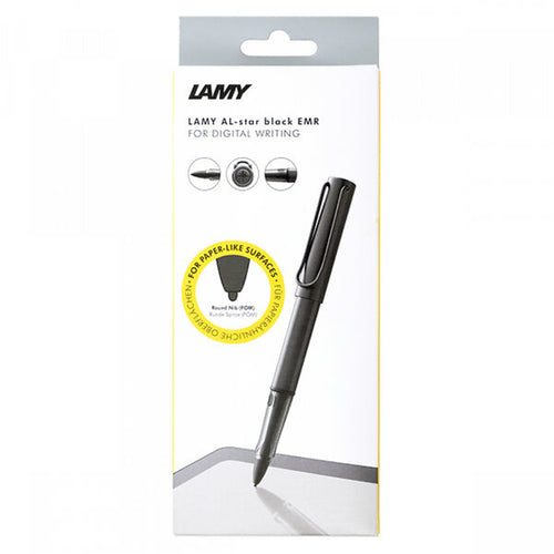 Lamy AL-star 4035588 AL-star EMR Stylus Pen Black - Digital Writing - POM Nib for Matt Surfaces - 0.7mm (471)