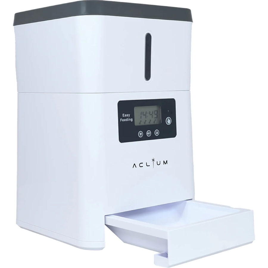Aclium Airtight Smart Cat Automatic Pet Feeder for Cat and Dog, 1kg Capacity, App Enabled (2.4GHz WiFi)