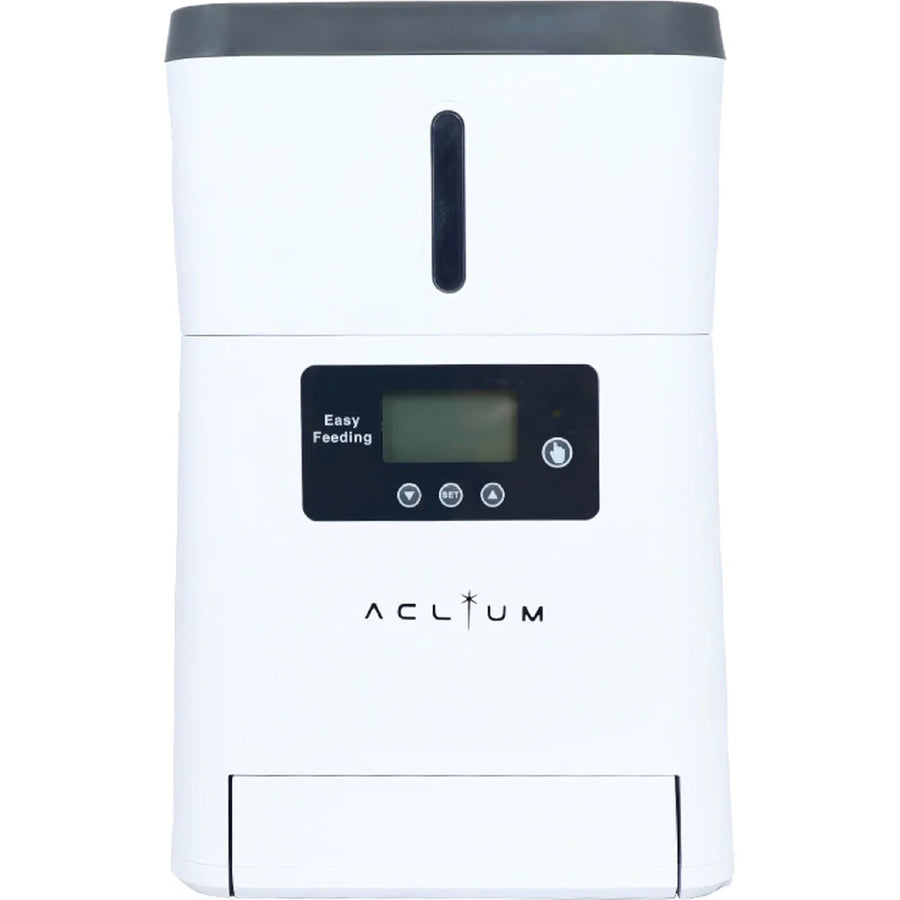 Aclium Airtight Cat Automatic Pet Feeder for Cat and Dog 1kg Capacity, Easy operation with a single button for immediate feed