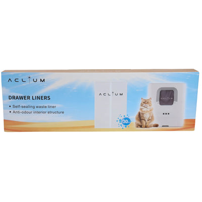Aclium Replacement Drawer Rubbish Bags (30 PCS) for Automatic Cat Litter Box