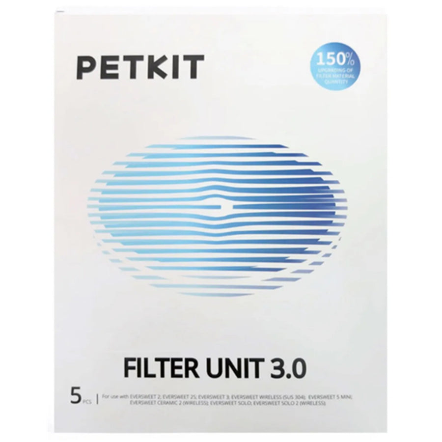 Petkit Eversweet Replacement Filter 5pcs for Water Drinking Fountain - compatible with 2, 3, Solo, 2S
