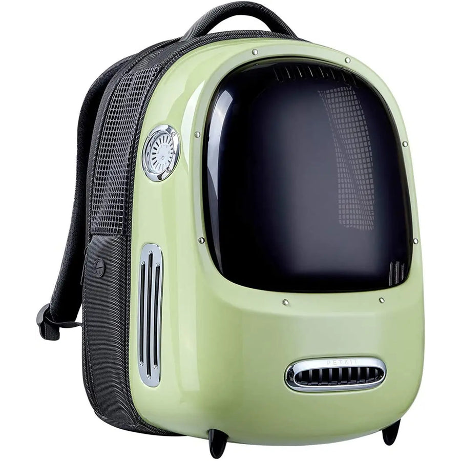 Petkit EVERTRAVEL Pet Backpack (Green) for Cats and Puppies Comfort with Padded Strap for Travel, Hiking, Walking & Outdoor, Lightweight and Spacious