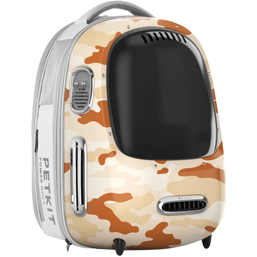Petkit EVERTRAVEL Pet Backpack (Sand Storm) for Cats and Puppies Comfort with Padded Strap for Travel, Hiking, Walking & Outdoor, Lightweight and Spacious