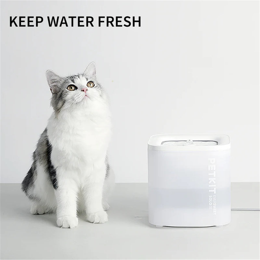 Petkit Eversweet Solo SE Pet/Cat/Dog Water Fountain 1.8L Cat Dog Water Fountain Dispenser, Ultra-Quiet, Quadruple Filtration Pet Water Dispenser