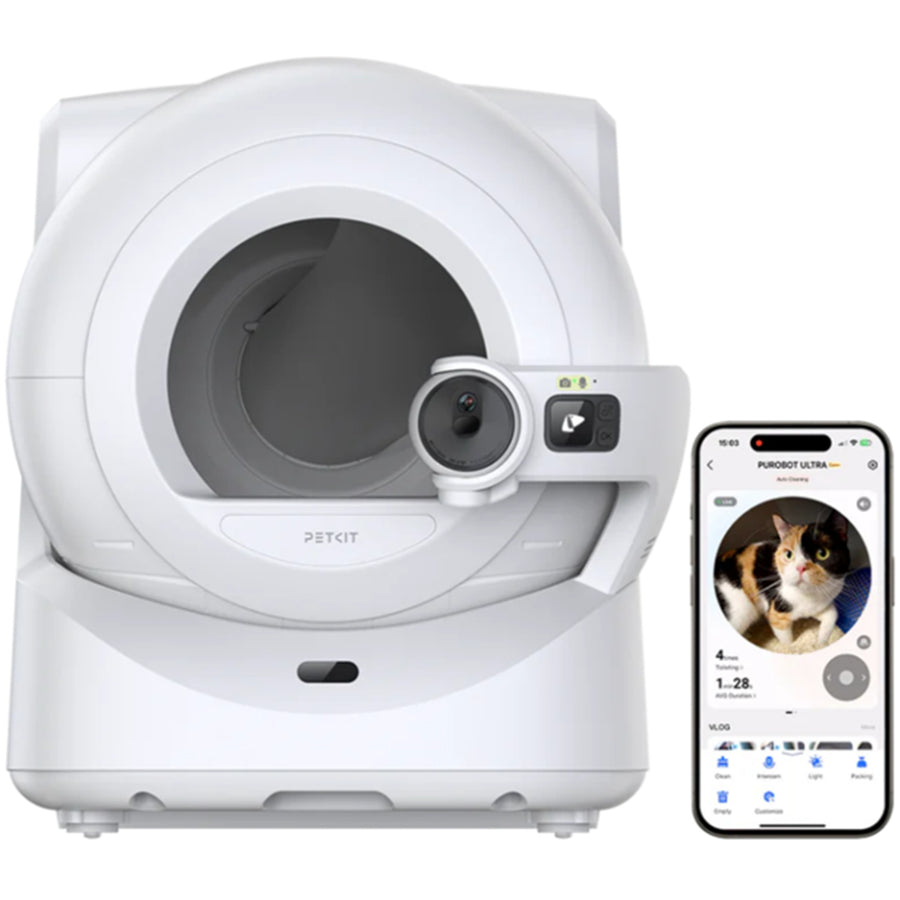 Petkit Purobot Ultra AI-powered Cat Litter Box With Camera , 2 Years Warranty