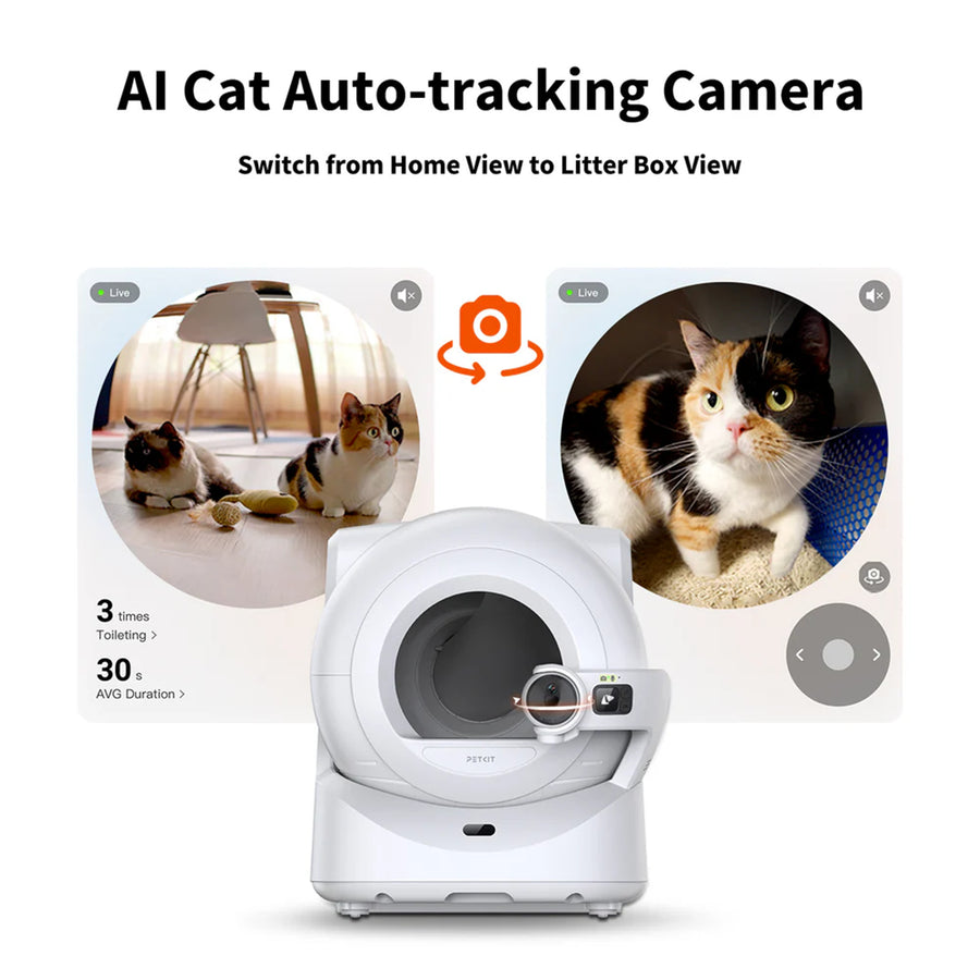 Petkit Purobot Ultra AI-powered Cat Litter Box With Camera , 2 Years Warranty