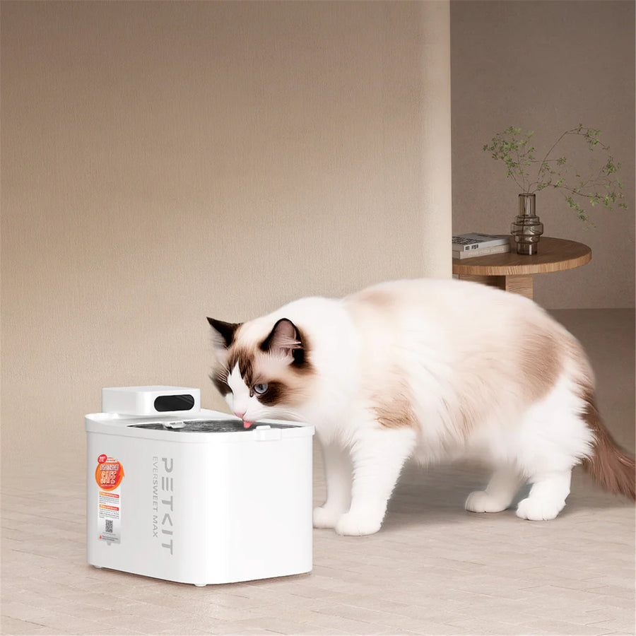 Petkit Eversweet MAX 2  (UVC) Smart Pet/Cat/Dog Cordless Water Fountain 3L Large Capacity, Smart App Monitoring, Fresh Water in Multiple Modes, Quietly & Easy to Clean, 83 days of cordless battery life