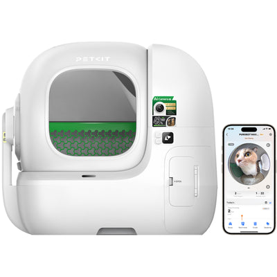 Petkit Pura Max Pro 2 Self-Cleaning Cat Litter Box with AI Camera for real time monitoring, Larger Entry, Easy Access, Triple Odor Control,  2 Years Warranty