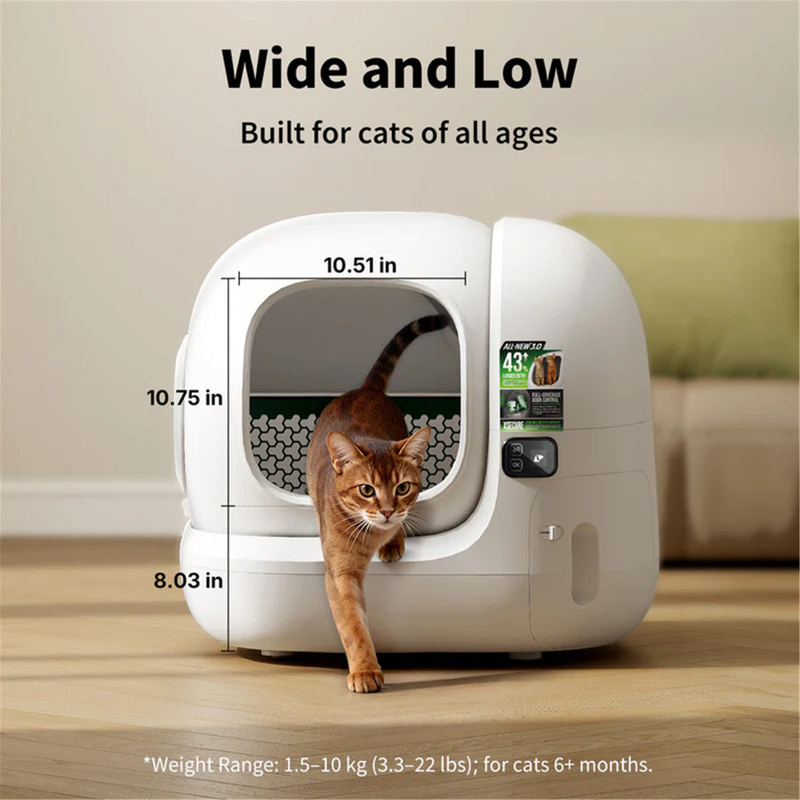 Petkit Pura Max 3 Self-Cleaning Cat Litter Box with Large Capacity for Multiple Cats xSecure/Odor Removal/APP Control - 2 Years Warranty