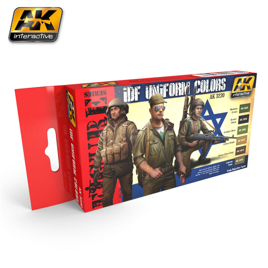 AK Interactive AK3230 - AK INTERACTIVE - IDF UNIFORM FARBEN