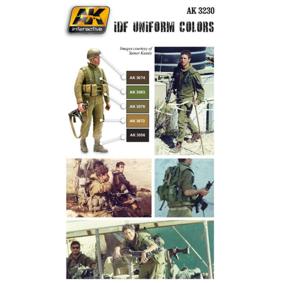 AK Interactive AK3230 - AK INTERACTIVE - IDF UNIFORM FARBEN