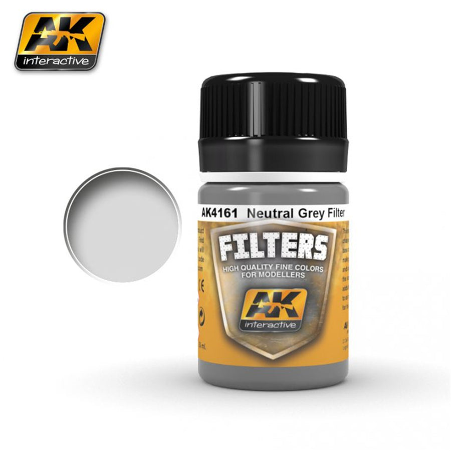 AK Interactive AK4161 - AK INTERACTIVE - NEUTRAL GREY FILTER