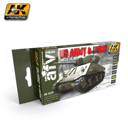 AK INTERACTIVE - US ARMY & USMC GREEN