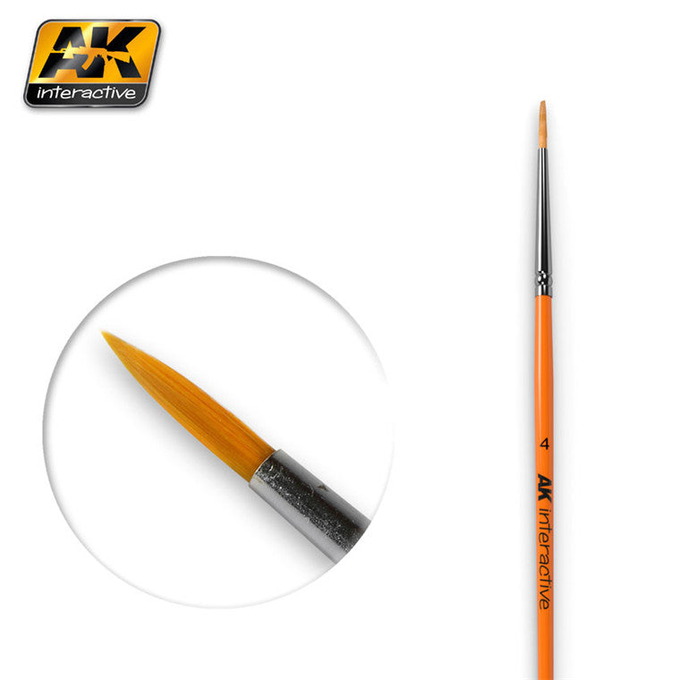 AK Interactive AK605 - AK BRUSHES - ROUND 4