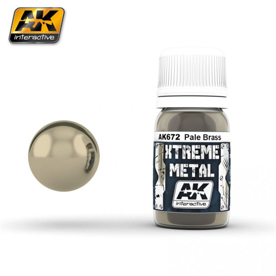 AK672 - AK INTERACTIVE - XTREME METAL PALE BRASS
