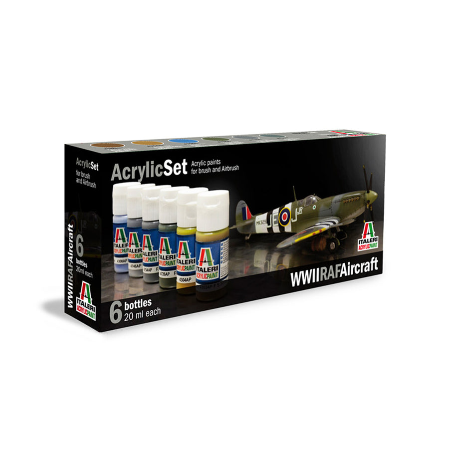 1-432AP - ITALERI/VALLEJO PAINT - WWII RAF - 6 PCS