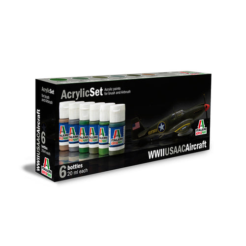 ITALERI/VALLEJO PAINT - USAAC - 6 PCS