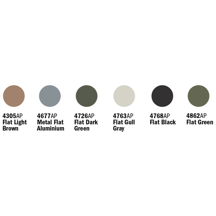 1-443AP - ITALERI/VALLEJO PAINT - VIETNAM WAR - 6 PCS