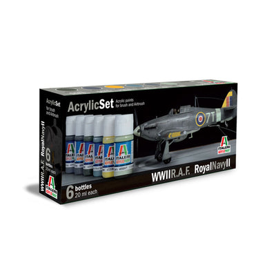 ITALERI/VALLEJO PAINT - RAF/ROYAL NAVY - 6 PCS