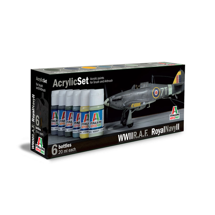 1-444AP - ITALERI/VALLEJO PAINT - RAF/ROYAL NAVY - 6 PCS
