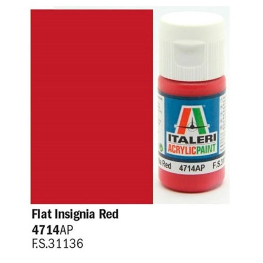 Italeri 1-4714 - ITALERI/VALLEJO - FLACHES INSIGNIENROT