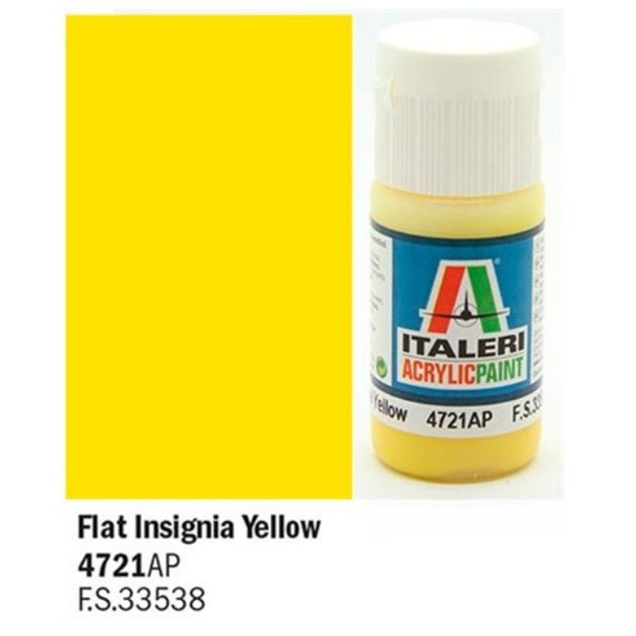 Italeri 1-4721 - ITALERI/VALLEJO - FLACHES ABZEICHENGELB