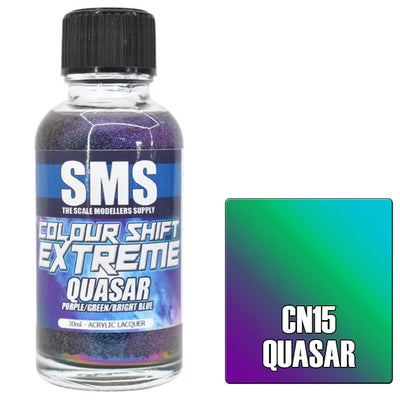 SMS CN15 - AIRBRUSH FARBE 30ML FARBWECHSEL EXTREM QUASAR ACRYL LACK MODELLBAUER BEDARF