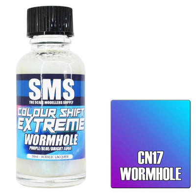 SMS AIRBRUSH PAINT 30ML COLOUR SHIFT EXTREME WORMHOLE ACRYLIC LACQUER SCALE MODELLERS SUPPLY
