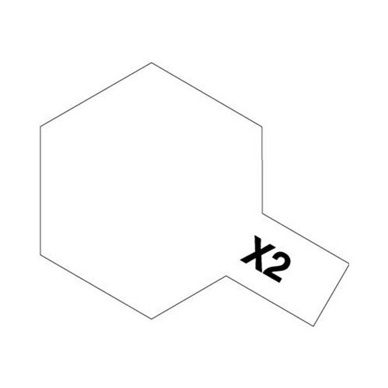 Tamiya Tamiya 8002 - X2 ENAMEL WHITE 10ML