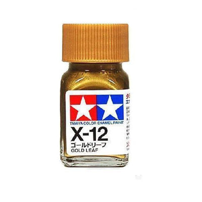 X12 EMAILLIERTES BLATTGOLD