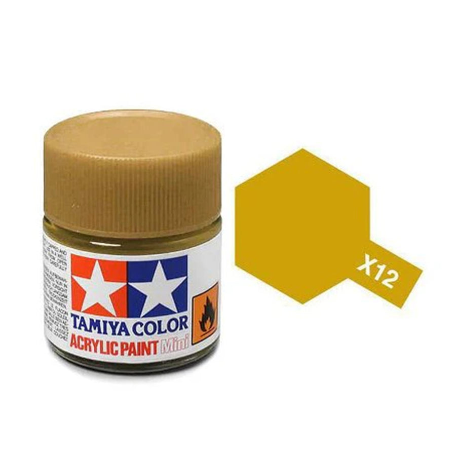 Tamiya Tamiya 8012 - X12 ENAMEL GOLD LEAF