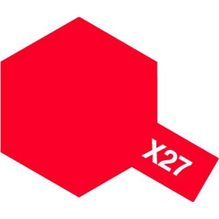 Tamiya Tamiya 8027 - X27 ENAMEL CLEAR RED