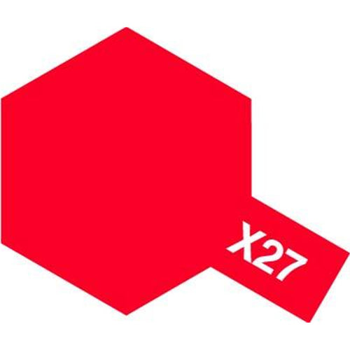 Tamiya Tamiya 8027 - X27 ENAMEL CLEAR RED