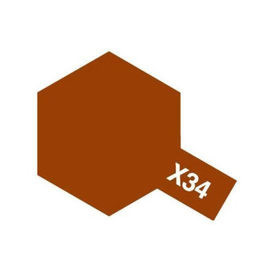 Tamiya X-34 Enamel Mini Paint - Metallic Brown - 10ml