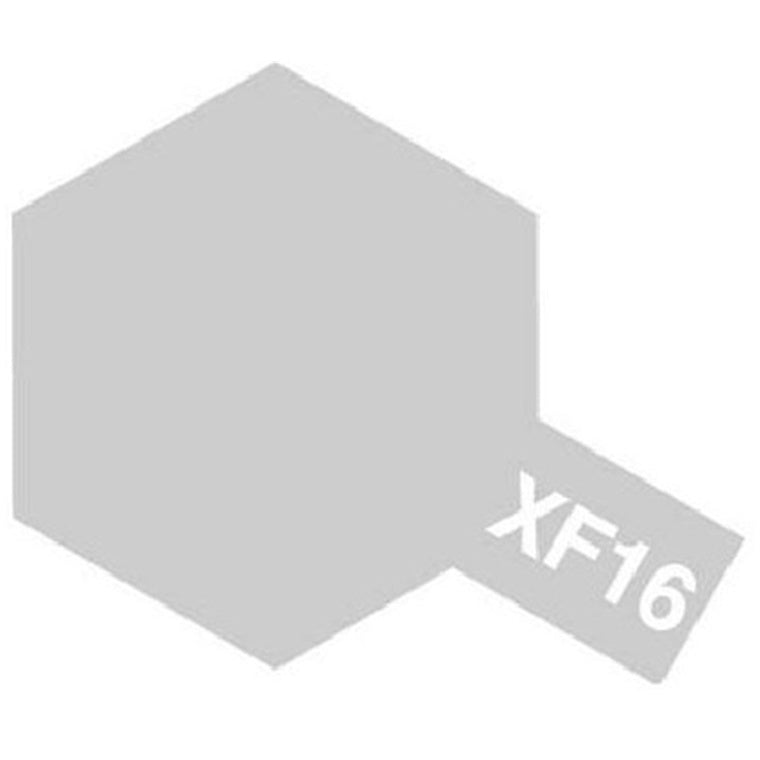 Tamiya XF-16 Enamel Mini Paint - Flat Aluminium - 10ml