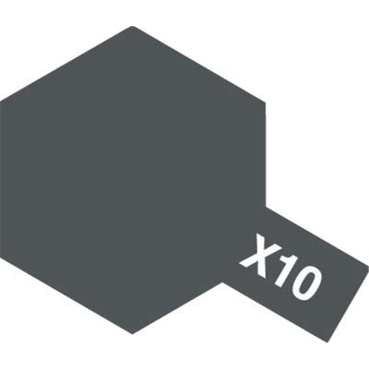 Tamiya Tamiya 81510 - X10 ACRYLIC 10ML GUN METAL