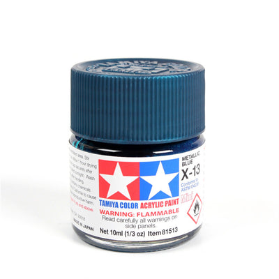 X13 ACRYLIC 10ML METALLIC BLUE