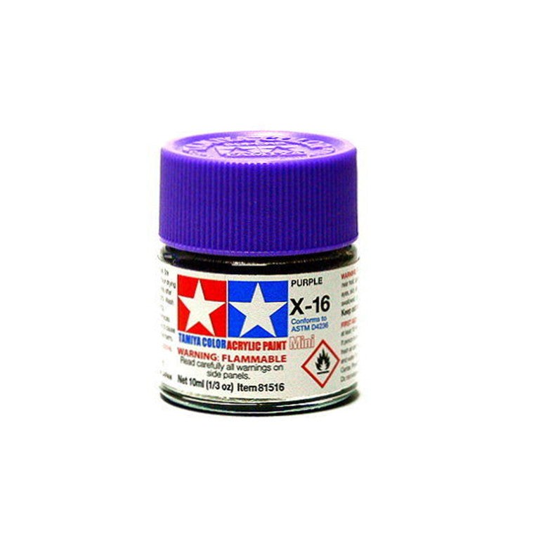 Tamiya Tamiya 81516 - X16 ACRYLFARBE 10ML LILA