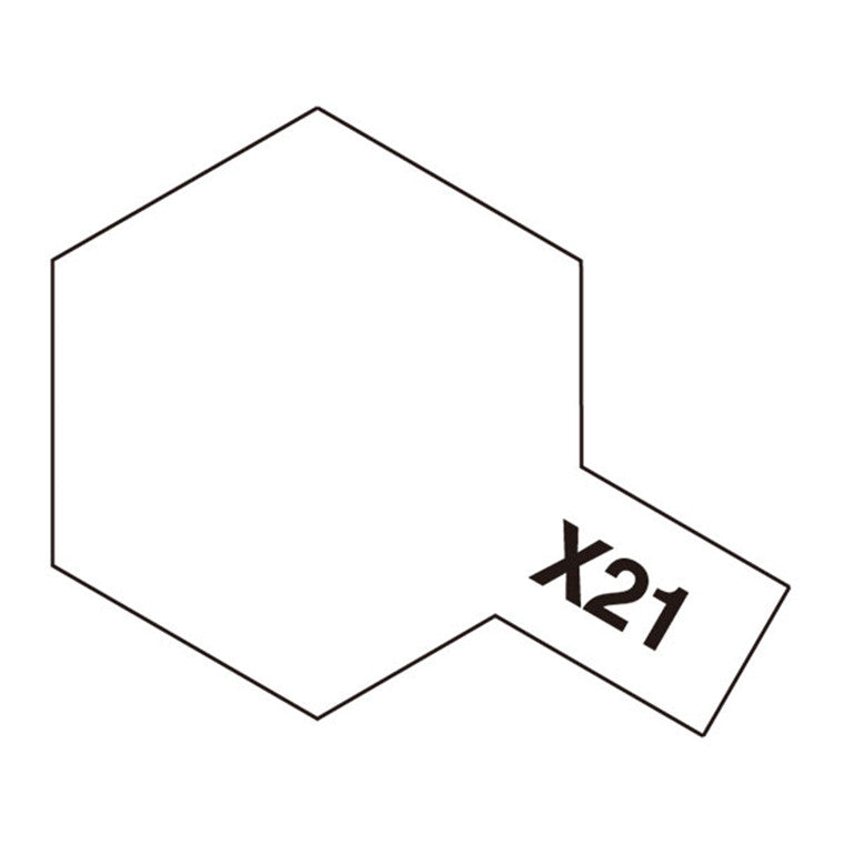 Tamiya Tamiya 81521 - X21 ACRYLIC 10ML FLAT BASE