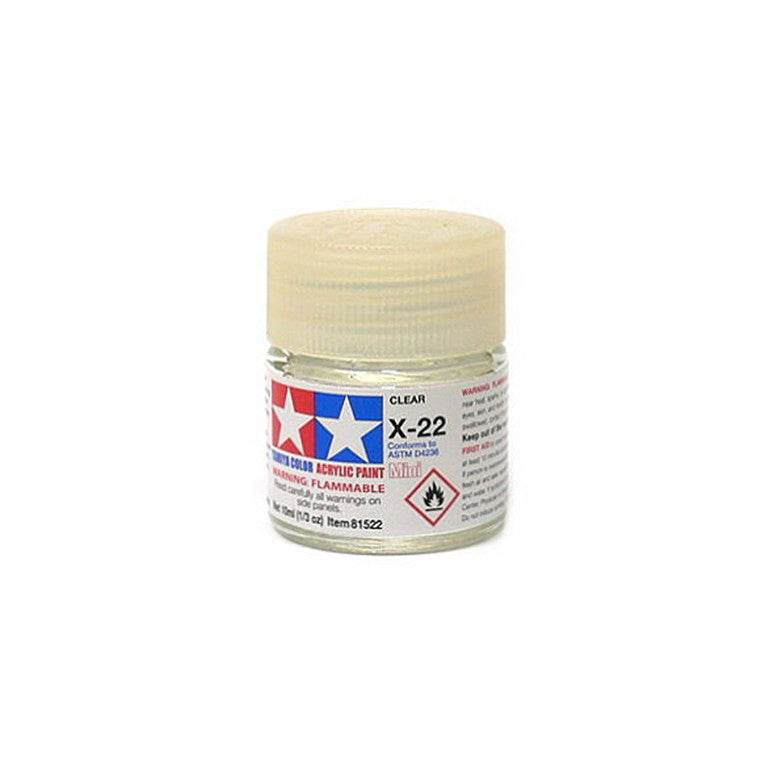 Tamiya Tamiya 81522 - X22 ACRYLIC 10ML CLEAR