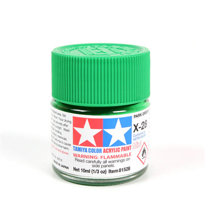 Tamiya X-28 Acrylic Mini Paint - Park Green - 10ml