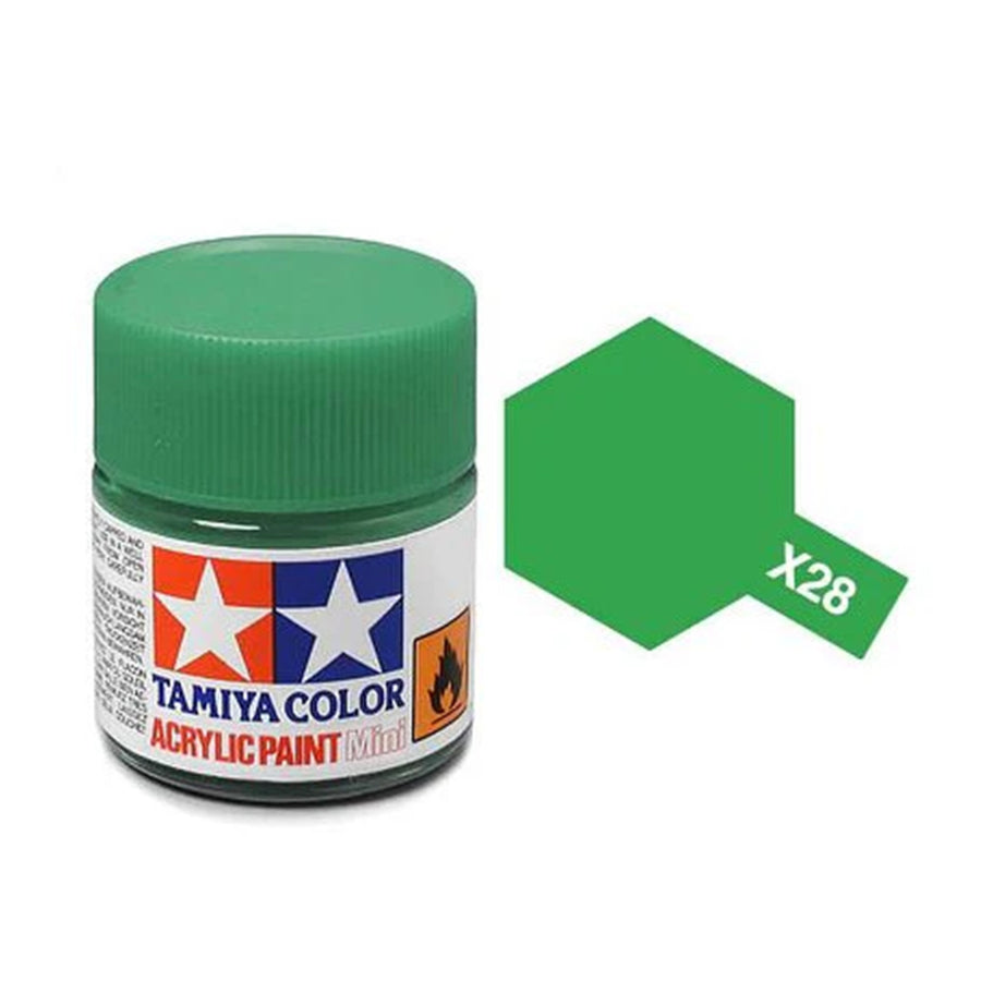 Tamiya X-28 Acrylic Mini Paint - Park Green - 10ml