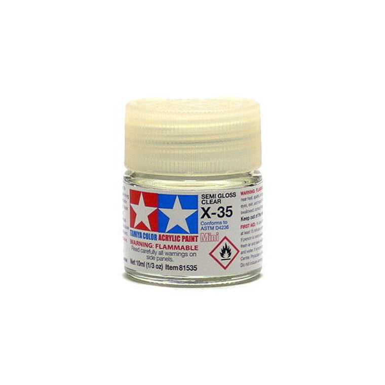 Tamiya X-35 Acryl Mini Farbe – Semi Glänzend Klarlack – 10ml