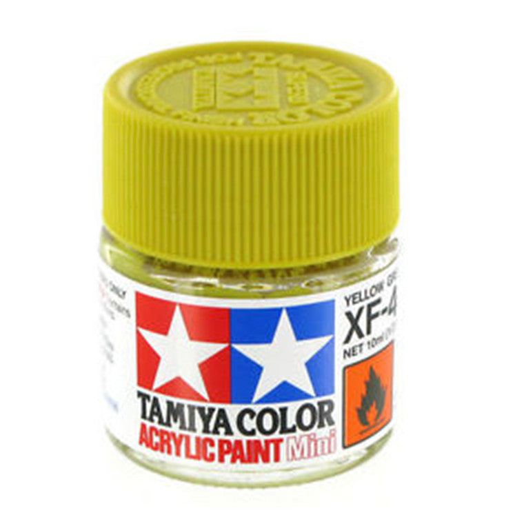 Tamiya Tamiya 81704 - XF4  ACRYLIC 10ML YELLOW GREEN