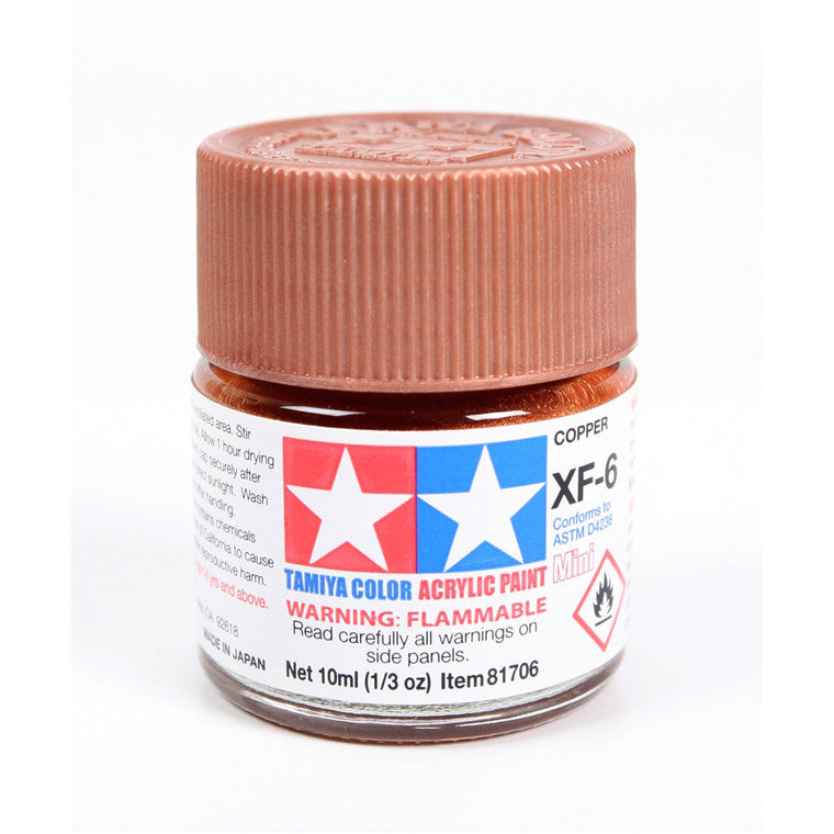 Tamiya Tamiya 81706 - XF6  ACRYL 10ML KUPFER