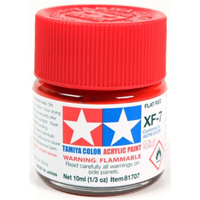 Tamiya Tamiya 81707 - XF7  ACRYLIC 10ML FLAT RED
